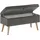 OTTO home Truhenbank AMIRA grau 81 x 36 x 43 cm