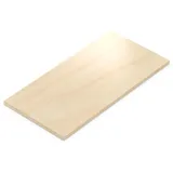 AUPROTEC Tischplatte 19mm Seekiefer 120x50 cm I Spanplatte mit 1mm ABS Kante & PU-Verleimung I melaminharzbeschichtet I elegant & wasserabweisend