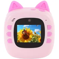 20MP Dual -Objektiv -Selfie -Instant -Druckkamera mit 4x Zoom -Reisekameras, 2 -Zoll -Bildschirm für Jungen Mädchen, 3 Rollen Druckpapier (#2)
