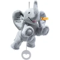 Steiff 242731 - My first Steiff Ellie Elefant Spieluhr (Melodie: Schlafe mein Prinzchen), hellgrau, Plüsch, 25 cm