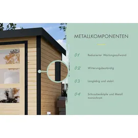 Karibu Jupiter 5 B 5,42 x 2,67 m Terragrau