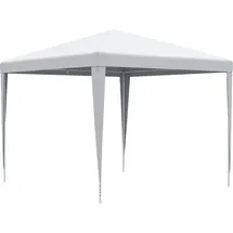 Outsunny Faltpavillon 2,7 x 2,7 m inkl. 0 Seitenteile Weiß