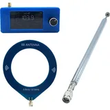 0,5–108 MHz tragbares Mini-Radio, wiederaufladbar, Taschenformat, 1,9-Zoll-IPS-Bildschirm, Allband-Radioempfänger, HF/SW/MW/VHF-Radio