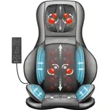 COMFIER Shiatsu Massagesitzauflage mit Knet-, Vibrationsmassage - Grau
