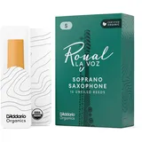 D'Addario La Voz Blätter für Sopransaxophon Stärke Soft (10 Stück)
