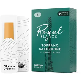 D'Addario La Voz Blätter für Sopransaxophon Stärke Soft (10 Stück)