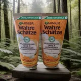 Garnier Pflegespülung Ohne Auswaschen gegen trockenes Haar, Mit Argan und Camelia für mehr Glanz und Geschmeidigkeit, Wahre Schätze, 1 x 200ml