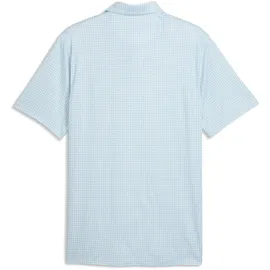 Puma CLOUDSPUN Mono Check Golfpolo weiß XL