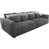 Jockenhöfer Gruppe Big-Sofa Gulliver, mit Federkernpolsterung und 12 Kissen, grau