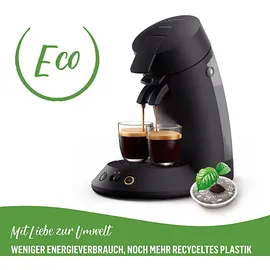 Philips Senseo Original Plus Eco CSA210/22 klavierlackschwarz