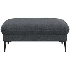 flexlux Pouf Salino 100% Polyester 97 x 43 x 76 cm Grau/Schwarz