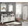 furn.design Badmöbel komplett Set Bad mit Doppelwaschtisch + Waschbecken + Beleuchtung Stove,
