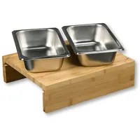 KESPER Schneidebrett mit 2 Auffangschale