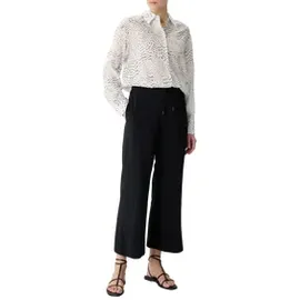 Comma, Culotte Hose Crop-Hose Schwarz 38