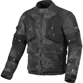 Macna Higera Camo Textiljacke Schwarz/Grau/Dunkelgrau L