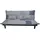 Hti-Living HTI-Living, Sofa + Bettsofa, Couch Karo mit Schlaffunktion Grau