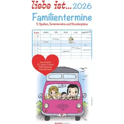 Liebe ist... Familientermine - Kalender 2026