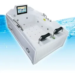 AcquaVapore Whirlpool Vollausstattung Pool Badewanne Wanne mit TV T18R 120x188cm