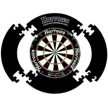 HARROWS 4 Piece Surround Dartscheibe Schwarz