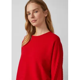 s.Oliver Pullover in Rippstruktur mit Fledermausärmeln Rot 44