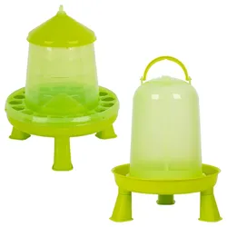 SET - Geflügelfutterautomat 4kg + Geflügeltränke 5 Liter