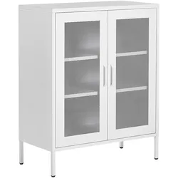 Schrank WAKATIPU Metall Weiß