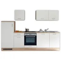 BASIC by Balculina Küchenzeile ANDY Breite 280 cm, wahlweise mit E-Geräten,