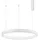 Nova Luce Motif 1-flg. Ø 80 cm rund weiß