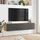 [en.casa] Lapinlahti TV-Lowboard 140 x 29,5 x 31,5 cm Eiche rustikal/Anthrazit Holz/Spanplatte