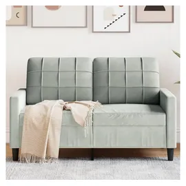 vidaXL 2-sitzer-sofa Hellgrau 120 Cm Samt