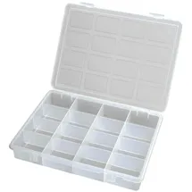 Art Plast Kleinteilemagazin Kunststoff 24,2x18,8x3,7 cm Transparent