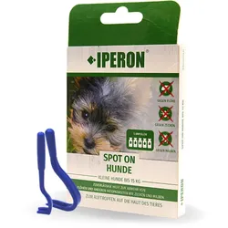 10 x 5 x 1 ml IPERON® SPOT-ON kleine Hunde + Zeckenhaken