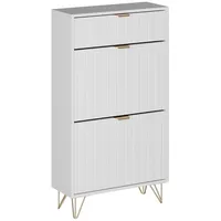 Vichy Vicco Schuhschrank Helge, Weiss, 60 x 107.5 cm