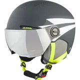 Alpina Sport Zupo Visor Q-lite 54-58 cm charcoal-neon matt