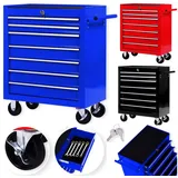 MASKO Masko® Werkstattwagen Rollwagen Werkzeugwagen Werkzeugkiste Fächer Toolbox Werkzeug box