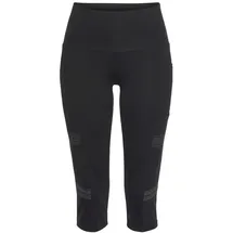 LASCANA Caprileggings sportlich Schwarz 36/38