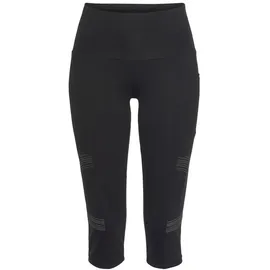 LASCANA Caprileggings sportlich Schwarz 36/38