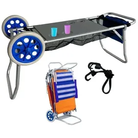 marbueno summer Marbueno Mehrzweckwagen Grau PVC Aluminium Red 108 x 51 x 51 cm