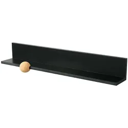 LoCa Straights Wandregal schwarz