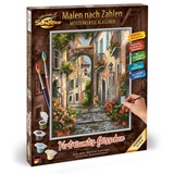 Schipper 609240826 - Malen nach Zahlen Verträumtes Gässchen 24 x 30 cm