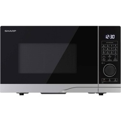 Sharp YC-PC284AE-S Mikrowelle Silber 900W, Mikrowelle, Silber