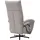sit&more TV-Sessel Zoe 74 x 112 x 82 cm Silber Polyester mit Kopfteilverstellung & 360° Drehfunktion