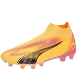 Puma Ultra Match+ Ll Fg/Ag Soccer Shoes, Sun Stream-Puma Black-Sunset Glow, 46.5 EU