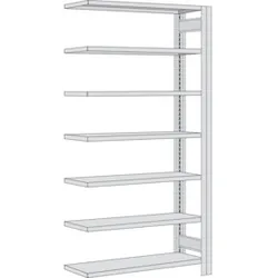 Regalwerk BERT Kanban-Regal Anbaufeld 2 Regale hintereinander HxBxT 2000 x 1005 x 50