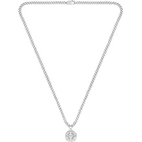 Boss Kette mit Anhänger NORTH Silber Edelstahl