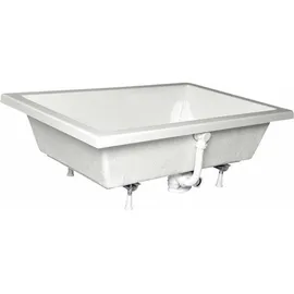 HAK DEEP Rechteck-Duschwanne 130x75x26cm, tief, weiss