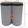 Spetebo Duo Bin 50 l Grau