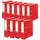 DIN A4 80 mm rot 10 St.