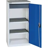 Stumpf & Kossendey, Werkstattschrank, Stumpf Werkzeugschrank 1 SL 2WA 1000x500x500 mm grau/blau (100 cm, 100 cm)