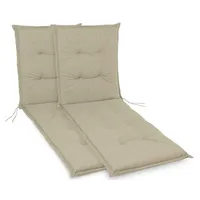 Sunnypillow 2 Stück Liegenauflagen 190 x 60 - Auflage
